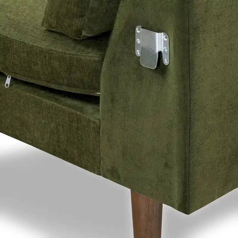 Poly & Bark Napa 104.5 Fabric Right Sectional Sofa