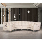 Velvet Sofas & Couches 4 Seats Round shape - 142