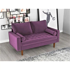 US Pride Lopez Mid-century Loveseat