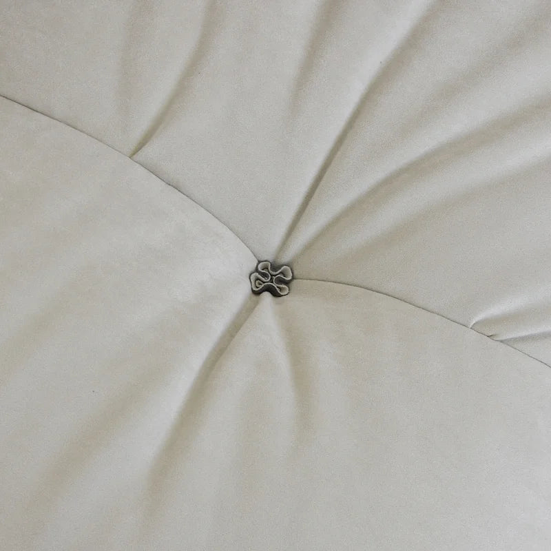 89 Modern Section Sofa with Arms Velvet Fabric Sofa For Living Room