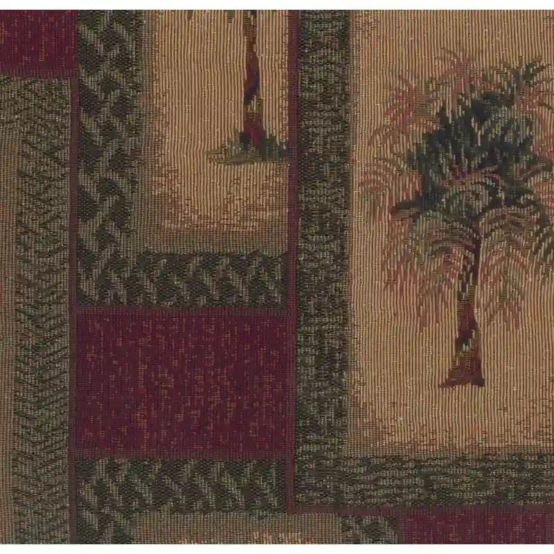 Bali Rattan Swivel Rocker with Tapestry Cushion