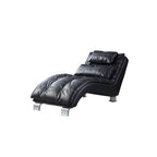 Isley Upholstered Chaise with Arched Base