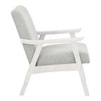 Weldon Mid-Century Fabric Upholstered Chair