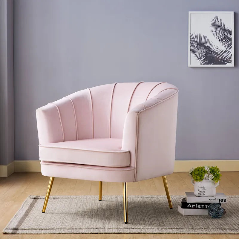 Delicia Contemporary Upholstered Accent Chair by Furniture of America