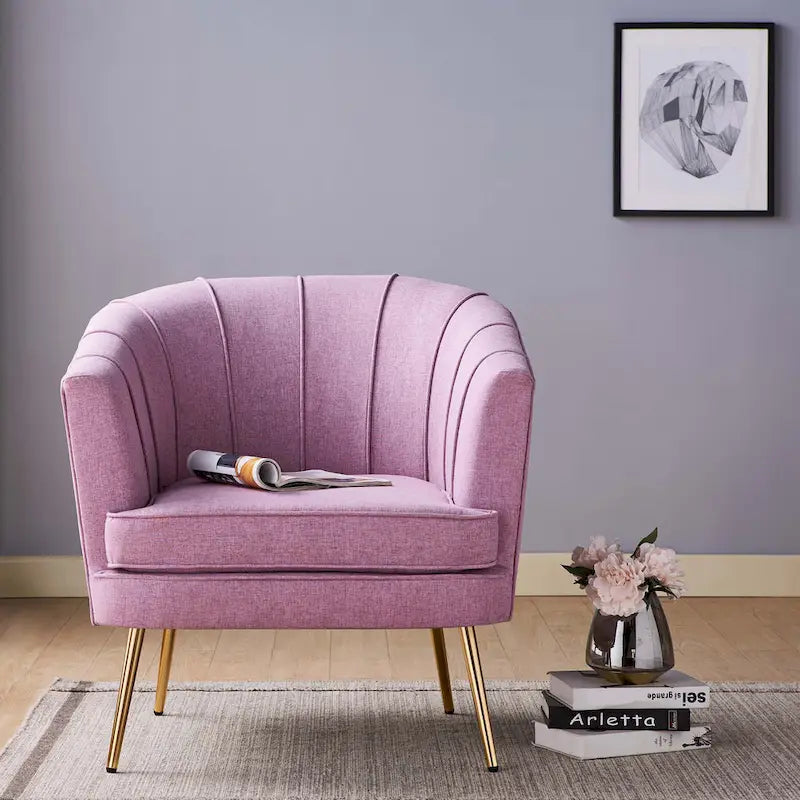 Delicia Contemporary Upholstered Accent Chair by Furniture of America