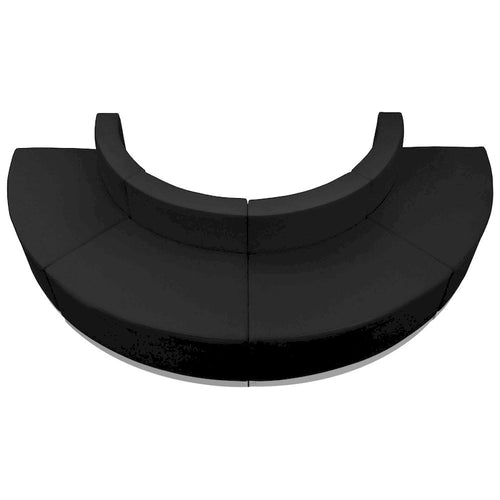 4 PC LeatherSoft Modular Reception Configuration w/Taut Back &Seat - 105W x 25.25 - 52.5D x 27H