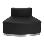 4 PC LeatherSoft Modular Reception Configuration w/Taut Back &Seat - 105W x 25.25 - 52.5D x 27H