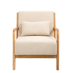 Leon Mid Century Modern Upholstered Accent Chairs Armchair Set of 2