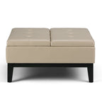 WYNDENHALL Lancaster 36-in. Wide Contemporary Square Table Ottoman