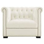 Performance Velvet Armchair