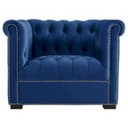 Performance Velvet Armchair