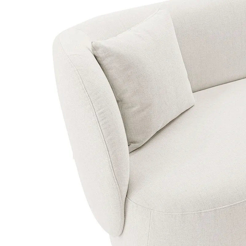 Manhattan Comfort Contemporary Siri Sofa and Accent Chair Set with Pillows