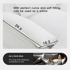 Modern U-shaped Sectional Sofa with Waist PillowsSleeper Sofa Couch with Chaise Lounge