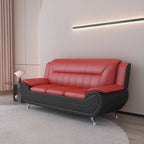 William Street Faux Leather Upholstered 2PCS Living Room Set