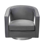 Stark Modern Velvet Swivel Accent Chair