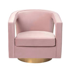Stark Modern Velvet Swivel Accent Chair