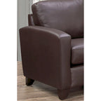 Bryce Italian Top Grain Leather Sofa and Chair Set
