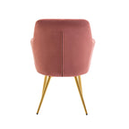 Porthos Home Gemma Velvet and Goldtone Metal Accent Chair