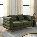 Oversized 2 Seater Sectional Sofa, Living Room Fabric Sectional Sofa