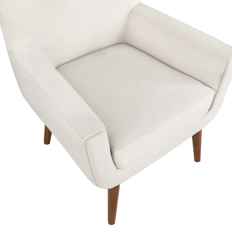 Mid-Century Velvet Arm Chair