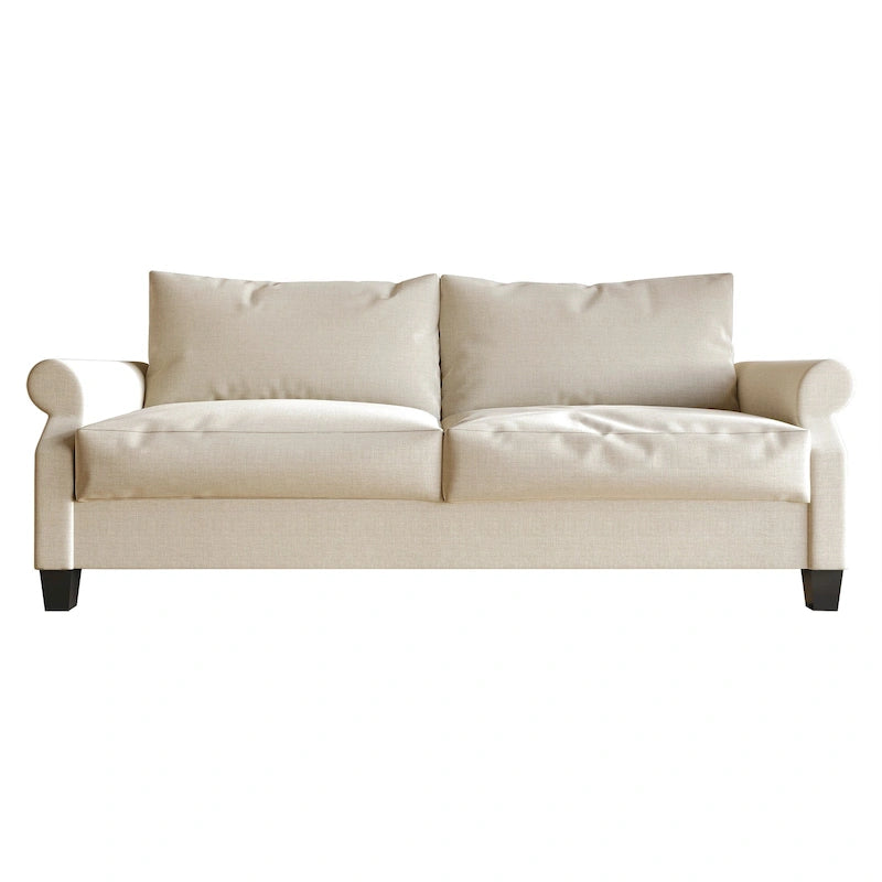 CraftPorch Classic Linen Upholstered Sofa