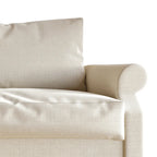 CraftPorch Classic Linen Upholstered Sofa