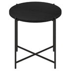 Loretta 23.63 Wide Round Side Table with MDF Top