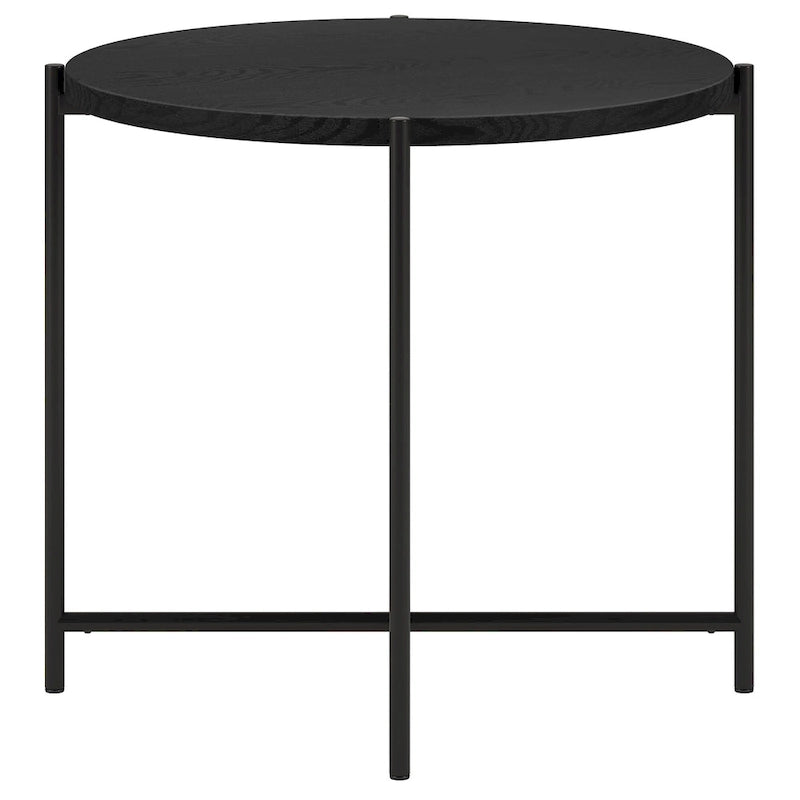 Loretta 23.63 Wide Round Side Table with MDF Top
