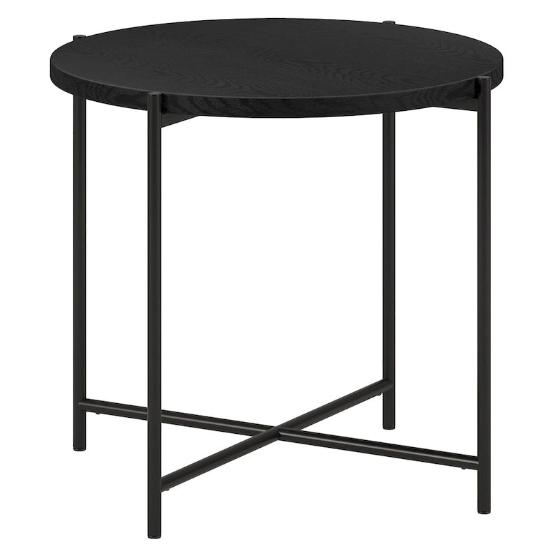 Loretta 23.63 Wide Round Side Table with MDF Top
