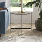 Loretta 23.63 Wide Round Side Table with MDF Top