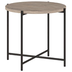 Loretta 23.63 Wide Round Side Table with MDF Top