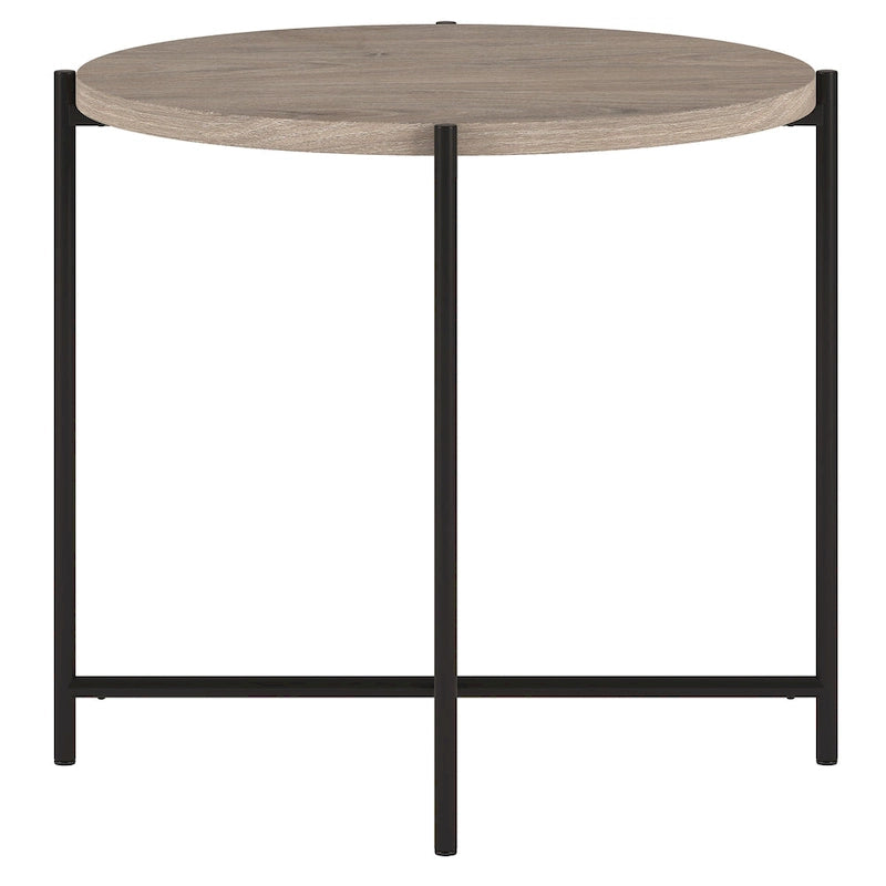 Loretta 23.63 Wide Round Side Table with MDF Top