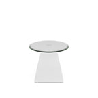 Crescendo Modern 47-inch Glass Top Oval Coffee Table by Furniture of America