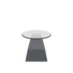 Crescendo Modern 47-inch Glass Top Oval Coffee Table by Furniture of America