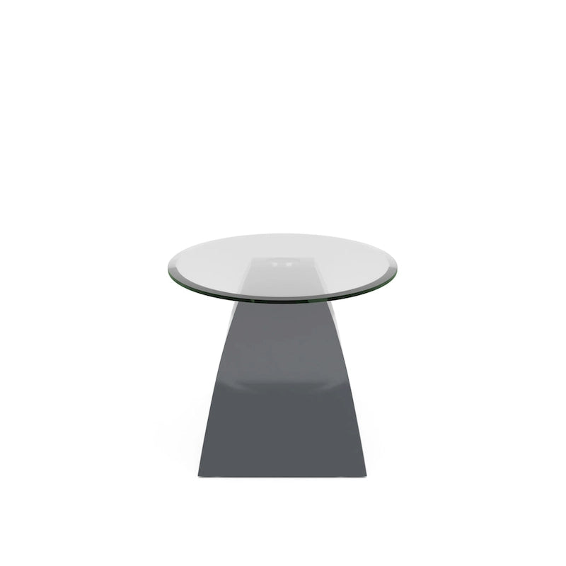Crescendo Modern 47-inch Glass Top Oval Coffee Table by Furniture of America