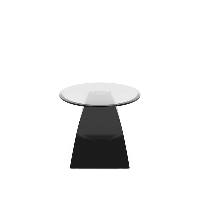 Crescendo Modern 47-inch Glass Top Oval Coffee Table by Furniture of America