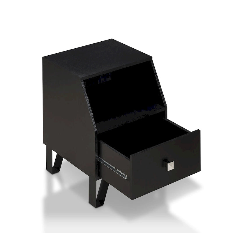 Kara Contemporary 16-inch 1-Shelf Side Table by Furniture of America