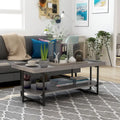 Damara Transitional 47-inch Metal 1-Shelf Coffee Table by Furniture of America