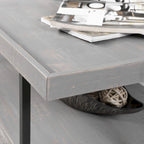 Damara Transitional 47-inch Metal 1-Shelf Coffee Table by Furniture of America