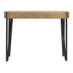 Astoria Wood Console Table with Metal Hairpin Legs - 42.0L x 14.0W x 30.3H