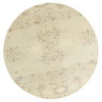 Penrod Mid-Century Burl Wood Round Coffee Table