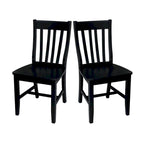  Quince Solid Wood Schoolhouse Chairs, Set of 2