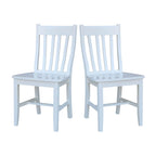 Quince Solid Wood Schoolhouse Chairs, Set of 2