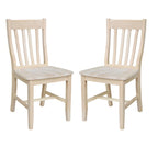 Quince Solid Wood Schoolhouse Chairs, Set of 2