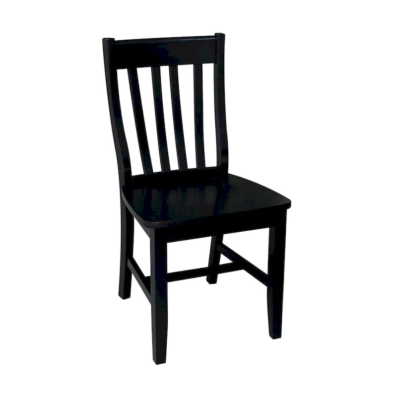 Quince Solid Wood Schoolhouse Chairs, Set of 2
