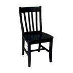 Quince Solid Wood Schoolhouse Chairs, Set of 2