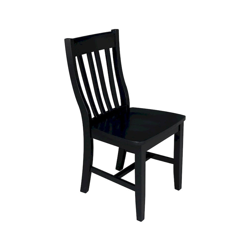 Quince Solid Wood Schoolhouse Chairs, Set of 2