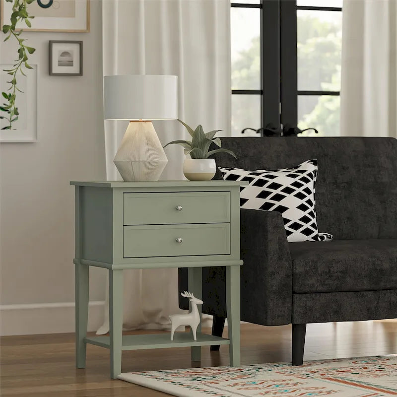 Avenue Greene Bantum Accent Table with 2 Drawers