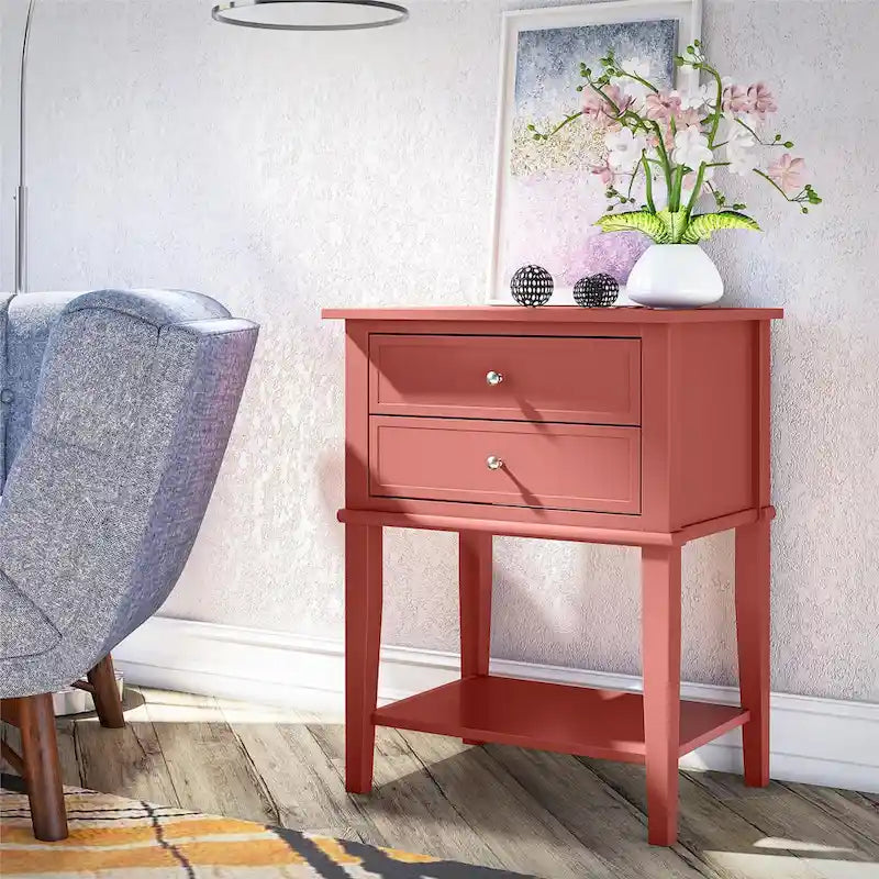 Avenue Greene Bantum Accent Table with 2 Drawers