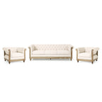 Voll Fabric 3 Piece Living Room Set by Christopher Knight Home